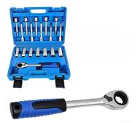 18pcs Shock Absorber Nut Removal Tool Set for Steel | FOR steel construction, wear resistant, 18-piece set, shock absorber nuts, auto repair