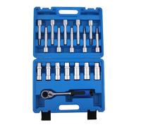 18pcs Shock Absorber Strut Nut Tool Suspension Strut Nut Removal Socket Set1/2''
