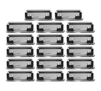 18pcs Silver Metal Binder Clips for A4 A5 Paper Document Holders