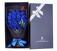 18PCS Soap Rose Flower Bouquet with Gift Box Artificial Scented Forever Present for Women Mother s Day Valentine Romantic Wedding Home Party Festivals Anniversary