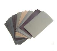 18pcs Wet Dry Sandpaper Set, 3 x 5-1/2 inch, Multi Grit 400/600/800/1000/1200/1500/2500/3000, Waterproof Compatible with for Automotive Bodywork,