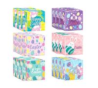 18Pieces Easters Boxes Colorful Paper Boxes Colorful Candy Box School Event Supplies For Party Charm And Gifts