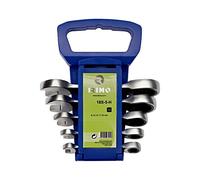 18S-5-H wrench set ring-jaw, with ratchet 8mm,10mm,13mm,17mm,19mm IRIMO