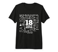 18th Birthday 18 Years Old Funny Chemistry Nerd Humor Geek Premium T-Shirt