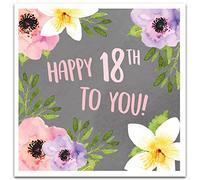 18th Birthday Card for Her, 18th Birthday Card Women, Happy 18th Birthday Card Her, 18th Birthday Female Card, Age 18 Card Female, Female 18th Birthday Card