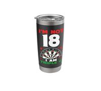 18th Birthday Darts 18 Year Old Stainless Steel Insulated Tumbler