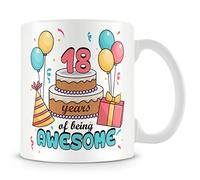 18th Birthday Gift Mug - 18 Years of Being Awesome
