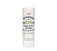18th Birthday Gift - Personalised 18th Birthday Shot Glass for Boys Men, Age 18, 3oz, The Man The Myth The Legend Design for 21st 30th 40th 50th