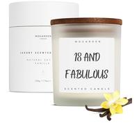 18th Birthday Gifts for Girls, 18th Birthday Gifts for Boys, 18th Birthday Candle Gift, Luxury Vanilla Scented Candle Natural Soy 220g