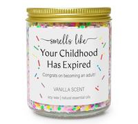 18th Birthday Gifts for Girls Boys, Birthday Candles Gifts for 18 Year Old, Happy 18th Birthday Presents for Daughter, Son, Granddaughter, Sister, Niece, Friend, Vanilla Cake Scented Candle
