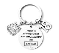18th Birthday Gifts for Girls & Women - Unique Keychain Presents for Her