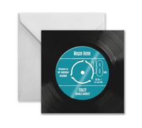 18th Birthday Greeting Card Coaster Personalised | #1 Day Born or Favourite Song