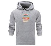 18th Birthday Hoodie 18 Years of Being Legend Born in 2007 Vintage Classic Retro Gift Sweatshirt Top (UK, Alpha, S, Regular, Regular, GREY)