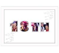 18th Birthday Signing Photo Frame Double Mount Guest Book Quality Gift 869D (White Frame White Mount Grey Inside)