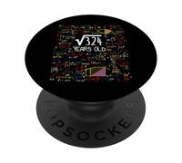 18th Birthday Square Root Of 324 18 Years Old Math Lover PopSockets Adhesive PopGrip