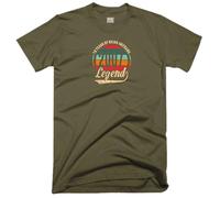 18th Birthday T Shirt 18 Years of Being Awesome Legend Born in 2007 Funny Joke Gift Tee Top (UK, Alpha, L, Regular, Regular, Military Green)