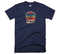 18th Birthday T Shirt 18 Years of Being Awesome Legend Born in 2007 Funny Joke Gift Tee Top (UK, Alpha, S, Regular, Regular, Navy)
