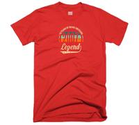 18th Birthday T Shirt 18 Years of Being Awesome Legend Born in 2007 Funny Joke Gift Tee Top (UK, Alpha, L, Regular, Regular, RED)