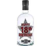 18th Birthday Vodka Gift for Girls & Boys, Celebrate turning Eighteen in Style, Ideal for Shots & Cocktails, 37.5% Premium Alcohol by Bohemian Brands, 70cl