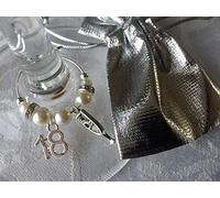 18th Birthday Wine Glass Charm with a 2022 Charm Gin Gift Wine Gift