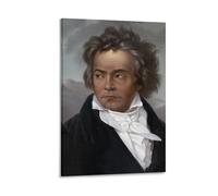 18th-century German Composers Ludwig Van Beethoven Poster2 Wall Art Poster Scroll Canvas Painting Picture Living Room Decor Home 24x36inch(60x90cm)