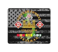 18Th Engineer Brigade Vietnam Combat Engineer Desk Mat Durable Mouse Mat With Stitched Edges Mousemat For Work Laptop Computer 25X30Cm