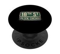 18th Street Pilsen Chicago Neighborhood Pride Illinois PopSockets Adhesive PopGrip