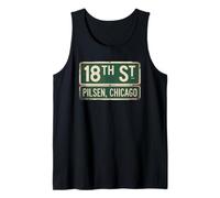 18th Street Pilsen Chicago Neighborhood Pride Illinois Tank Top