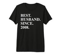 18th Wedding Anniversary Apparel | Funny Husband Design Premium T-Shirt