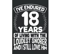 18Th Wedding Anniversary Gifts for Her 18 Years of Marriage: Journal/Ruled Notebook with Premium Paper, 6" x 9", Inner Pocket, 120 Pages