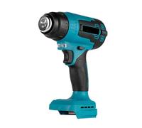 18V 2000W Cordless Electric Heat Gun Handheld Rechargeable Home Air Dryer with 3 Nozzles Industrial for 18V Battery Easy to Use(2 Battery)