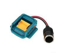 18V-20V Adapter to Car Socket for For DCB205 For BL1850 48-11-1850, Portable Power Converter for Travel Camping, Red(For bl1830)