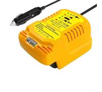 18V 20V Lithium Battery Automatic Chargers, Portable Car Chargers Adapter Tool For DEWALT Cordless Tool Accessories(Yellow)