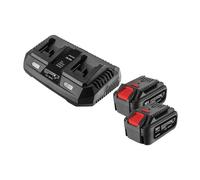 18v 2x 4ah battery set with dual charger energy+ 58ge134
