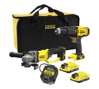 18V/2x2Ah FatMax V20 Combo Set, SFMCD711+SFMCG400 (STANLEY SFMCK471D2S-QW)