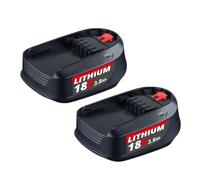 18V 3.8Ah Cordless Power Tool Lithium-ion Battery, Compatible with Bosch PSB PSR(2pcs)