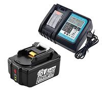 18V 5.0Ah BL1850B Battery mit 3.0A Charger DC18RC 14.4-18 V Li-ion Replacement for Radio RMB100 DMR109 DMR108 DMR106 DMR112 DLM431Z LXT BL1830 BL1840 Li-Ion Battery