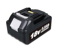 18V 5.5Ah BL1850B Li-ion Battery Replacement for Makita 18V 5.5Ah Battery Compatible with Makita Battery 18V BL1850B BL1860B BL1840 BL1845 BL1840B BL1830 BL1835 BL1820 BL1815 LXT-400