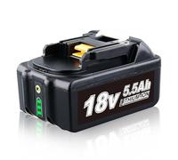 18V 5.5Ah BL1850B Replacement for Makita 18V Battery Compatible with Makita Battery and Charger BL1850B BL1830 BL1860B BL1860 BL1830B BL1840 BL1820 BL1815