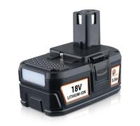 18V 5.5Ah P108 Replacement Battery for Ryobi 18V Battery Compatible for Ryobi BPL-1815 BPL-1820G BPL1820 BPL18151 P102 Cordless Power Tool with Indicator light