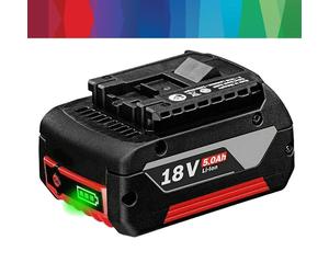 18V 5Ah For Bosch 18V ProCORE Battery BAT618 BAT609 BAT610G BAT619 BAT621 Li-Ion