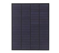18V 5W Mini Solar Panel Charger High Efficiency Polycrystalline Portable Solar Panel for DIY Projects Outdoor Camping Polysilicon 17x22cm 165g