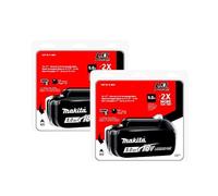 18V 6.0Ah 5.0Ah Rechargeable Battery,Compatible for Makita，BL1840 BL1830B BL1830B Power Tool Battery, Compatible for Makita，18V Charger(5Ah X2)