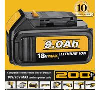 DEWALT DCB184-XJ XR Lithium-Ion Battery, 5Ah, 18V, 20cm x 20cm x 20cm, Pack of 2