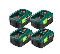 18V 8.0Ah Li-Ion Replacement Battery Compatible For Bosch PBA/PSB/PSR, Gardena P4A, Gloria 18V Power For All, For Cordless Home And Garden Tools, DIY Repair(4PCS)