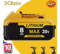 DEWALT DCB184-XJ XR Lithium-Ion Battery, 5Ah, 18V, 20cm x 20cm x 20cm, Pack of 2