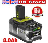 18V 8.0Ah Lithium Battery For Ryobi P108 ONE Plus RB18L40 RB18L50 P104 P107