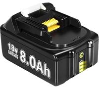 18V 8.0Ah Lithium Battery Replace for Makita 18V Battery BL1860B BL1850B BL1840B BL1845 8000mAh High Capacity Fit for Makita 18 Volt Power Tools Rechargerable (1PC)