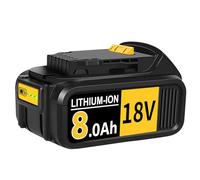 18V 8000mAh Replacement for Dewalt Battery 18V Compatible with Dewalt Batteries DCB184 DCB180 DCB181 DCB182 DCB200 DCB201 DCB204 with LED Indicator
