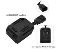18V Battery Adapter Connector for BL1830 BL1840 BL1850, Compatible with Dayi A3 2106 Power Tools, Plastic Converter with Red and Black Wire Terminals for 2106 Battery